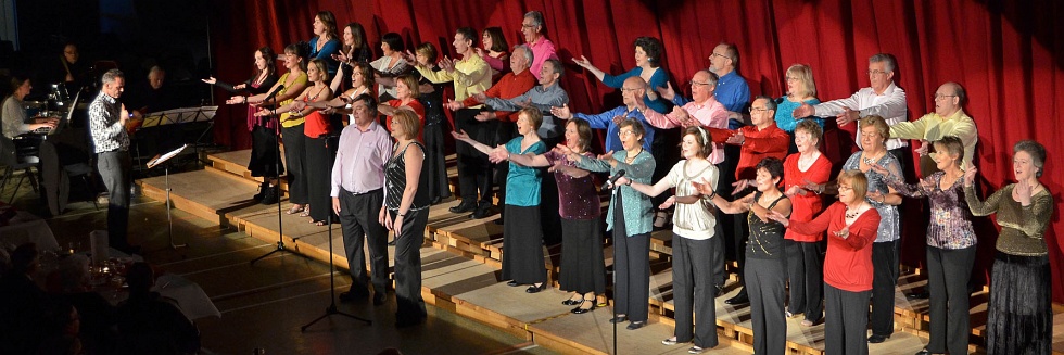 Photo of Ware Operatic singers performing at a cabaret evening
